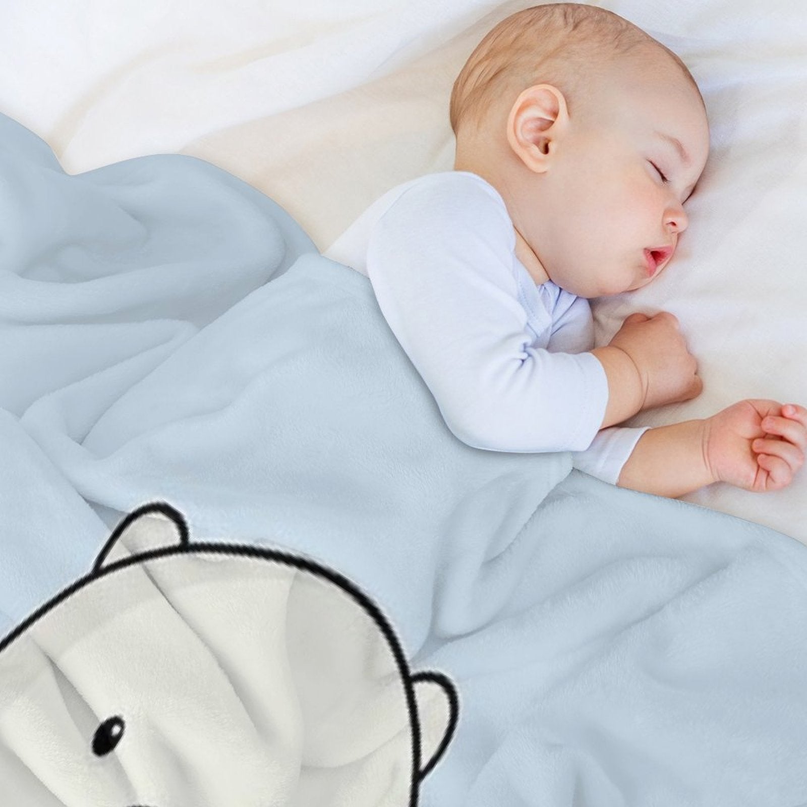 Ice Bear And Seal Throw Blanket